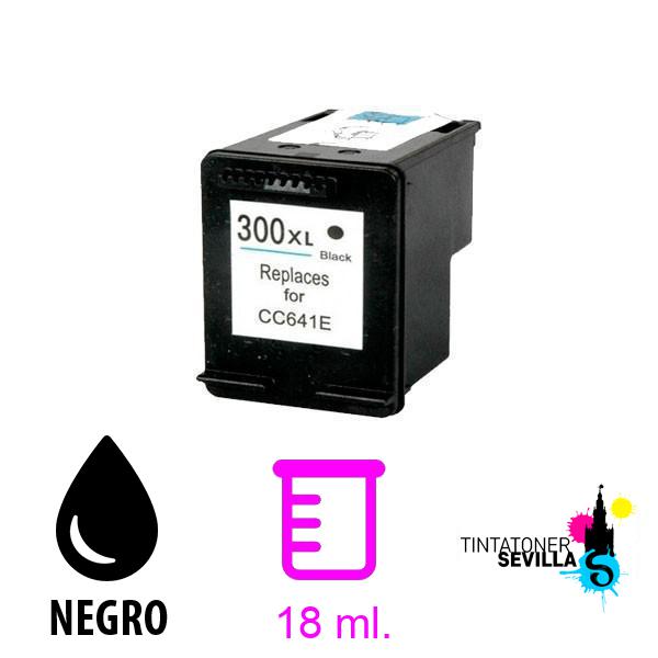 Cartucho Compatible HP 300XL Negro CC641EE