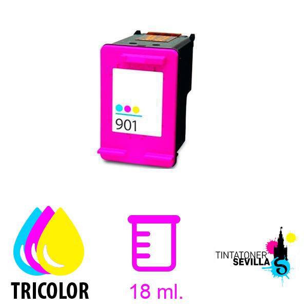 Cartucho Compatible HP 901XL Tricolor CC656AE