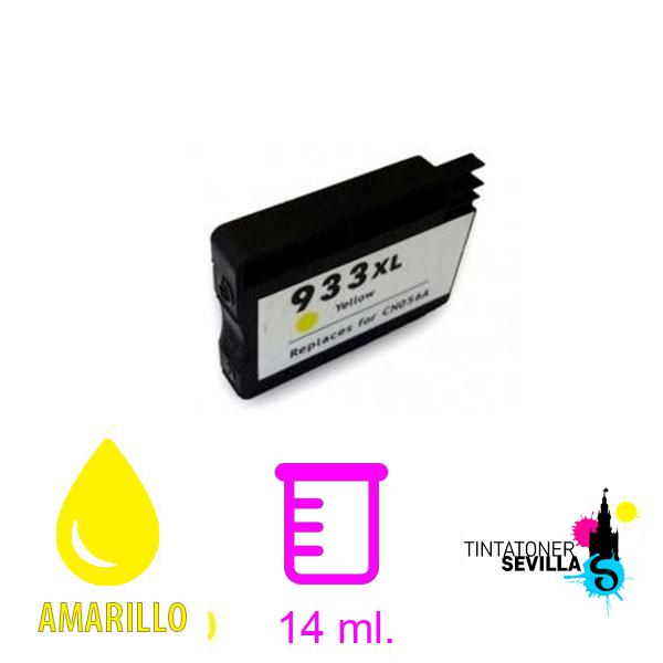 Cartucho Compatible HP 933XL Amarillo CN056AE