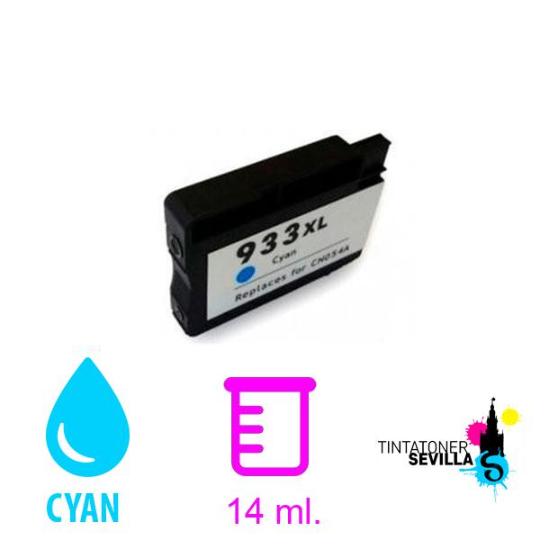 Cartucho Compatible HP 933XL Cyan CN054AE