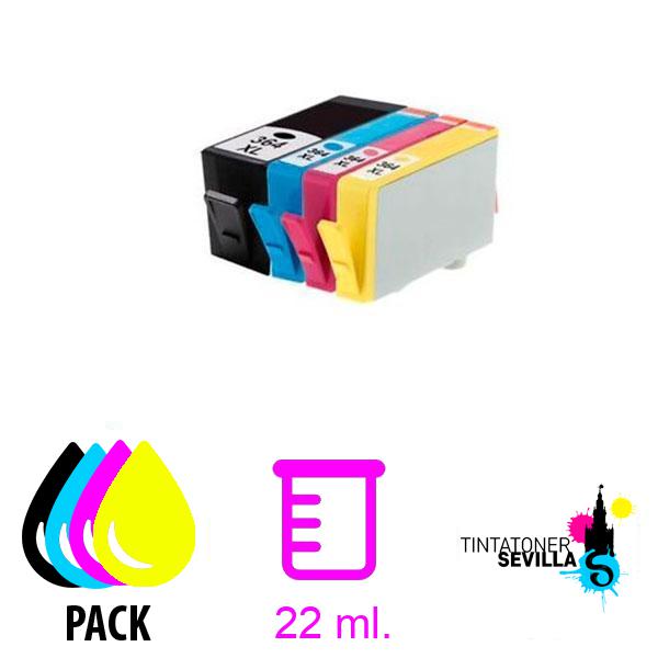 Cartucho Compatible Pack 4x HP 364XL