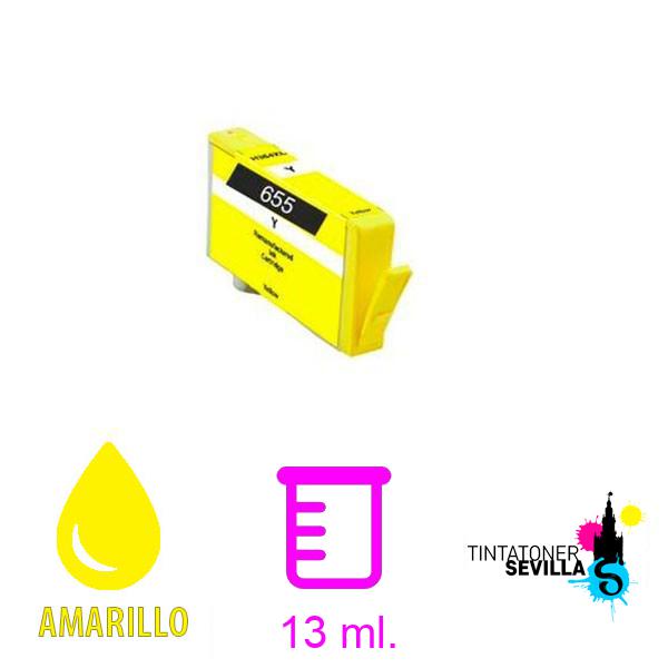 Cartucho Compatible HP 655 Amarillo CZ112AE