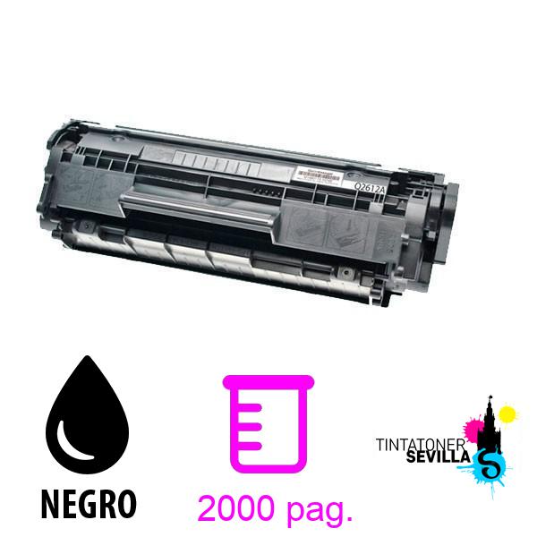 Tóner Compatible HP Q2612A / 12A Negro