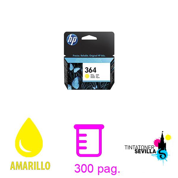 Original Cartucho HP 364 Amarillo CB320EE