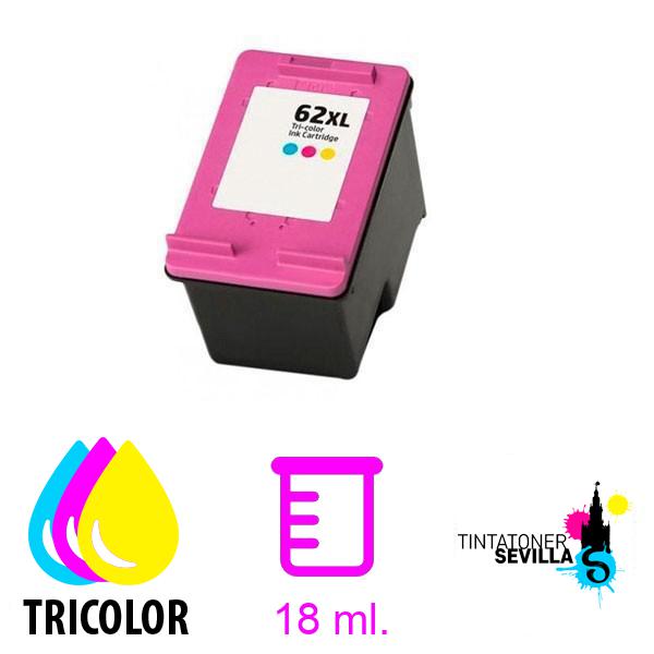 Cartucho Compatible HP 62XL Tricolor C2P06AE / C2P07AE