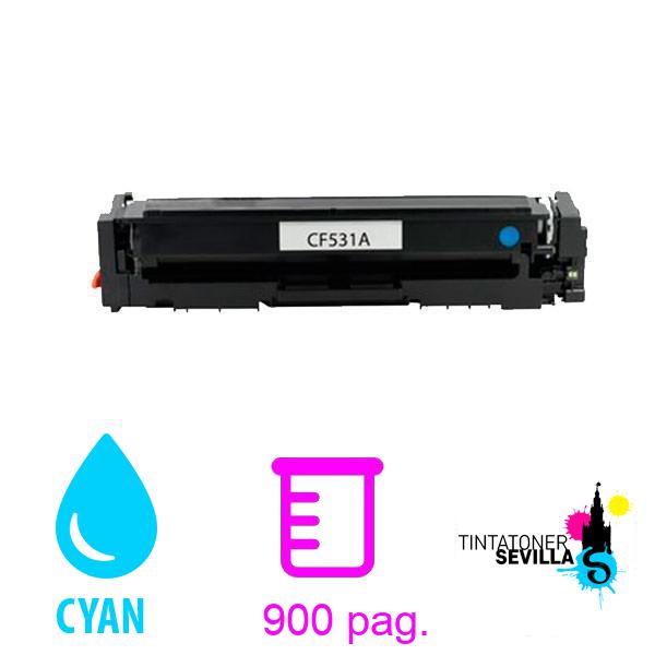 Tóner Compatible HP CF531A / 205A Cyan para HP Color LaserJet Pro M154, MFP M180, MFP M181