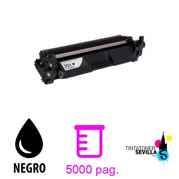 Tóner Compatible HP CF230A XL / 30X Negro / Jumbo