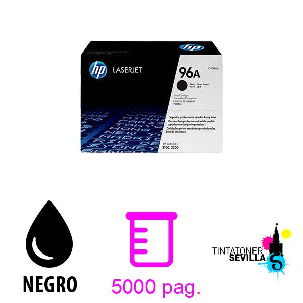 Tóner Original HP C4096A / 96A Negro
