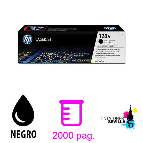 Tóner Original HP CE320A Negro 128A