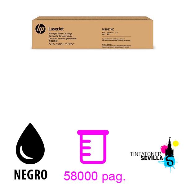 Original Tóner hp w9037mc Negro