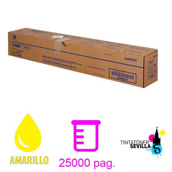 Tóner Original Konica TN321Y / TN-321 Amarillo A33K250