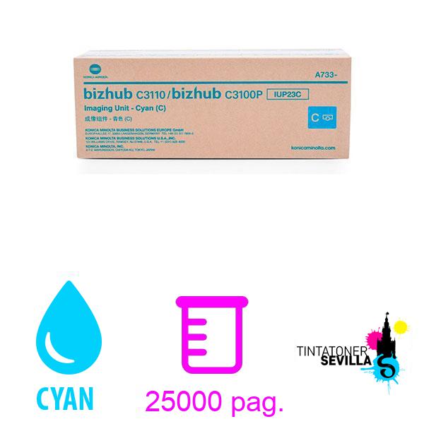 Tambor Original Konica Minolta Bizhub C-3110 Cyan A7330KH - IUP23C