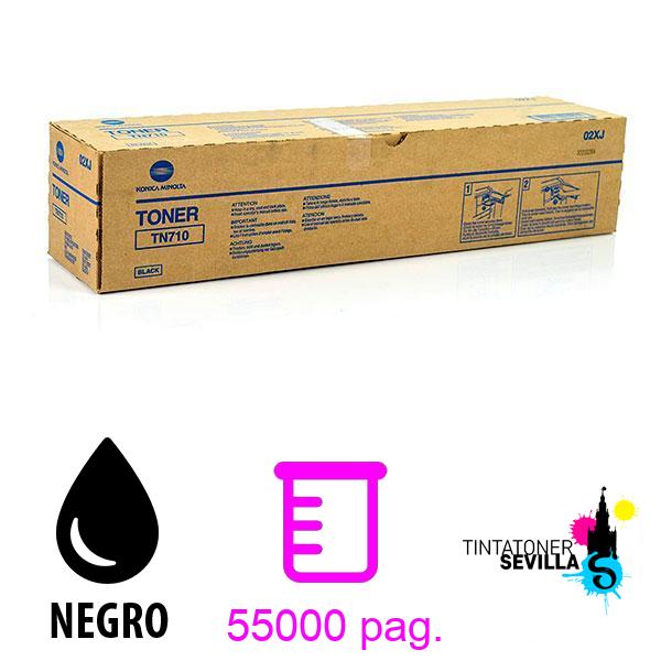 Tóner Original Konica Minolta Bizhub TN710 / TN-710 Negro 02XF