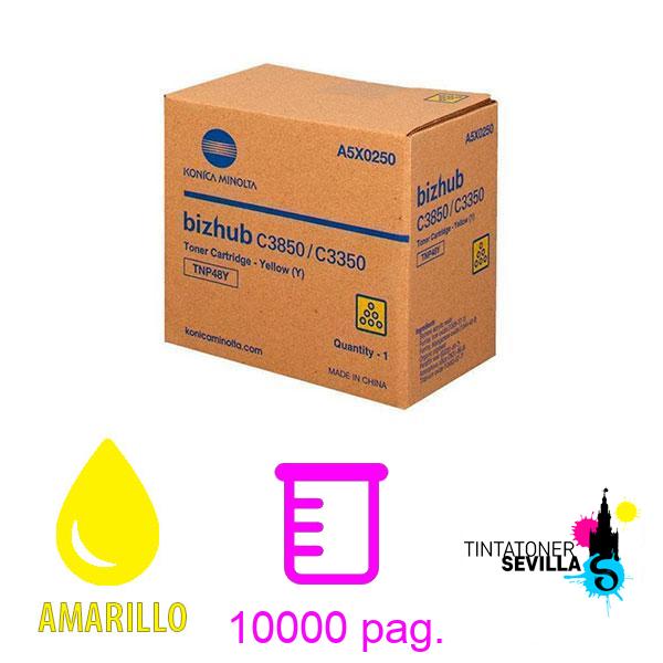 Tóner Original Konica Minolta TNP48 Amarillo A5X0250