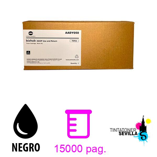 Tóner Original Konica Minolta TNP-55 Negro (AADY050)