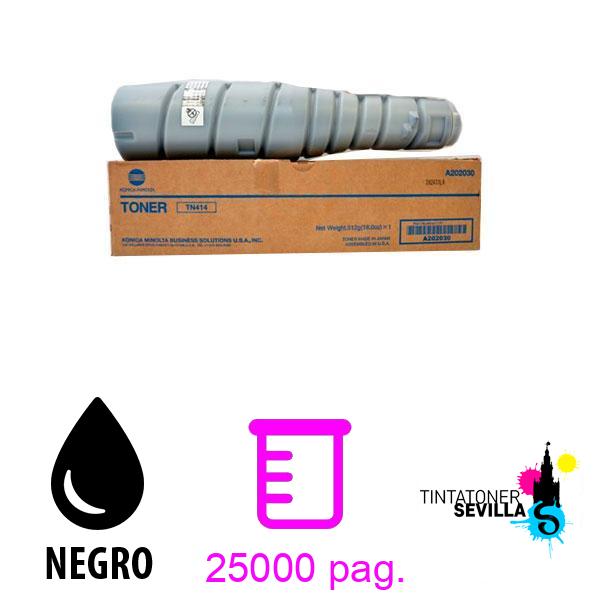 Tóner Original Konica Minolta Bizhub 363 TN414 Negro A202050
