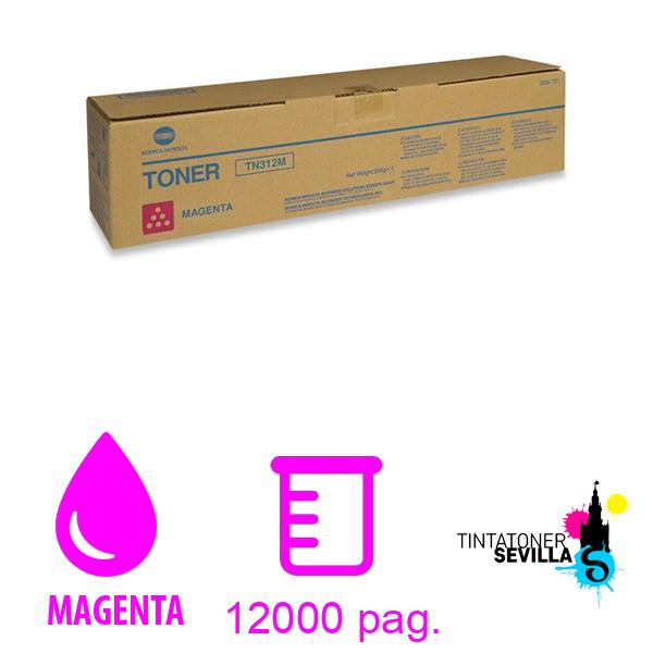 Tóner Original Konica Minolta TN312 Magenta