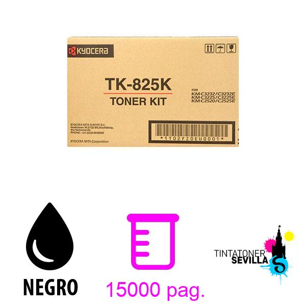 Tóner Original Kyocera TK825 Negro 1T02FZ0EU0 TK-825