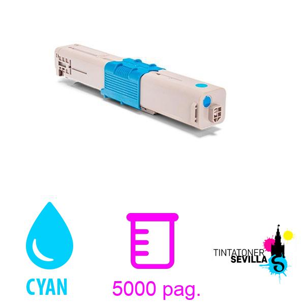 Tóner Compatible OKI ES3451 MFP / ES5430 DN / ES5461 MFP Cyan 44469742