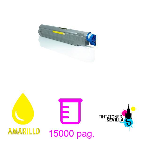 Tóner Compatible OKI C9600 / C9650 / C9800 / C9850 Amarillo 42918913