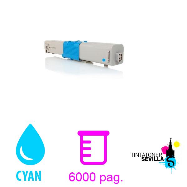 Tóner Compatible OKI ES3452 MFP / ES5431 DN / ES5462 MFP Cyan 44973511