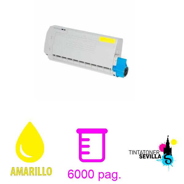 Tóner Compatible OKI ES6410 Amarillo 44315317