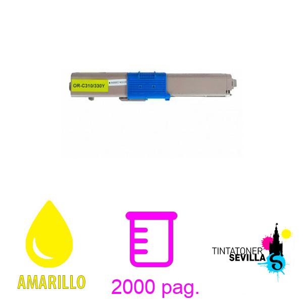 Tóner Compatible OKI MC351 / MC352 / MC361 / MC362 / MC561 / MC562 Amarillo 44469704