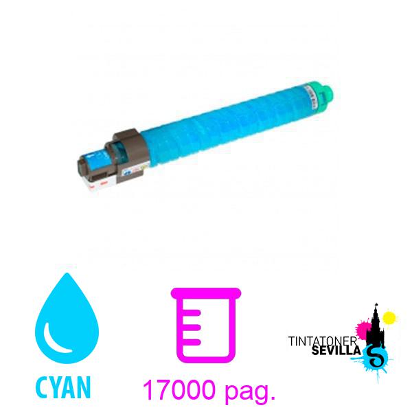 Tóner Compatible Ricoh Aficio MP-C3500 / MP-C4500 Cyan 884933 / 888611