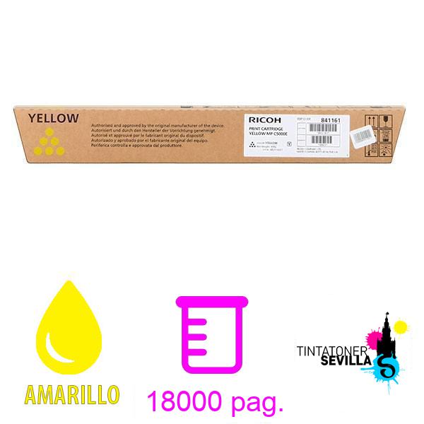 Tóner Original Ricoh Aficio MP-C4000 / MP-C5000/MPC4501/MPC5501 Amarillo 842049 / 841457 / 841161