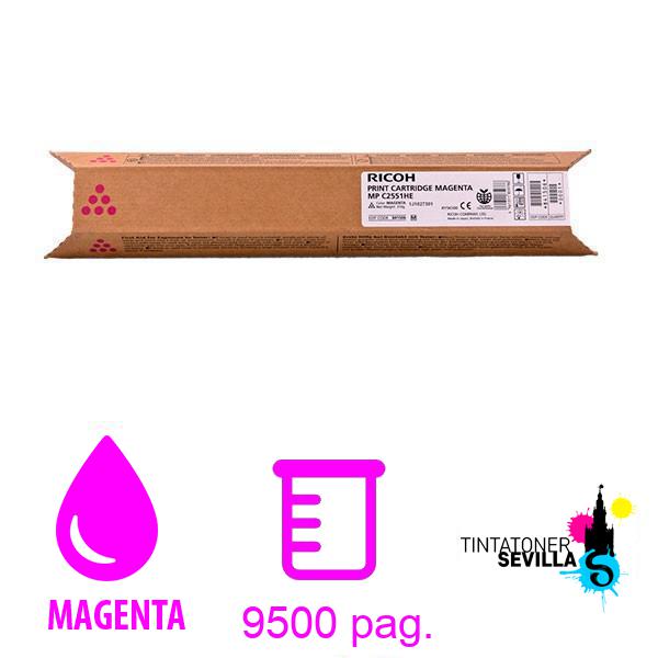 Tóner Original Ricoh Aficio MP-C2051 / MP-C2551 Magenta 842063 / 841506