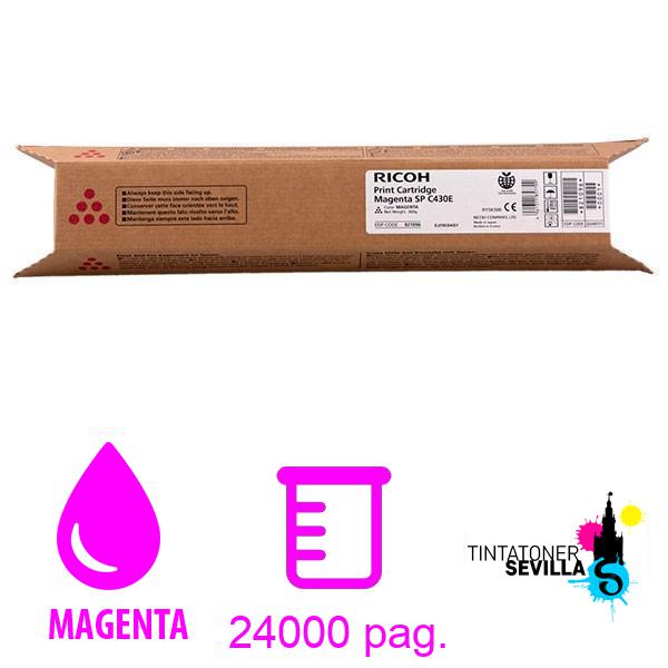 Tóner Original Ricoh Aficio SP-C430 / SP-C431 / SP-C440 / SP-C441 Magenta 821076 / 821096