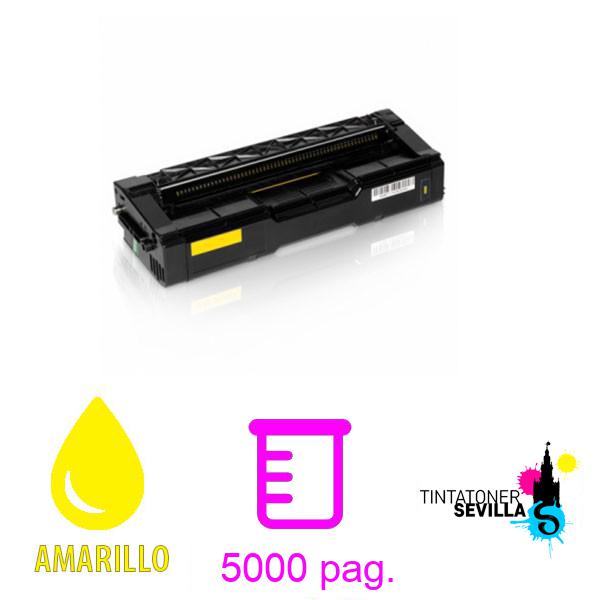 Tóner Compatible Ricoh Aficio SP-C340 / SP-C341 Amarillo 407902 SPC340 / SPC341