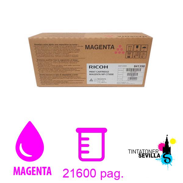 Tóner Original Ricoh MPC6000 / MPC7500 Magenta 841398
