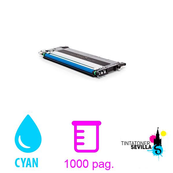 Tóner Compatible Samsung CLP360 / CLP365 / CLX3300 / CLX3305 / XPRESS C410 / XPRESS C460 Cyan CLT-C406S ST9