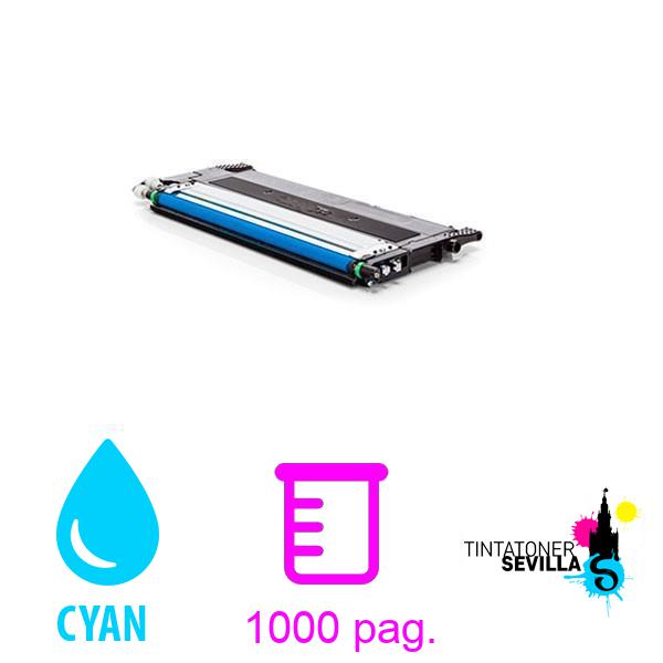 Tóner Compatible Samsung CLP325 / CLP320 / CLX3185 / CLX3180 Cyan CLT-C4072S / ST944A
