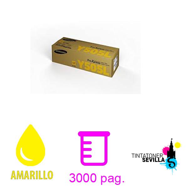 Original Tóner Samsung CLT-Y505L Amarillo