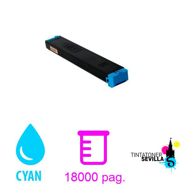 Tóner Compatible Sharp MX51 Cyan (MX-51GTCA)
