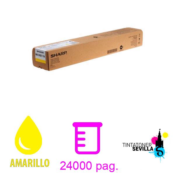 Tóner Original Sharp MX-61GTYA Amarillo 082920