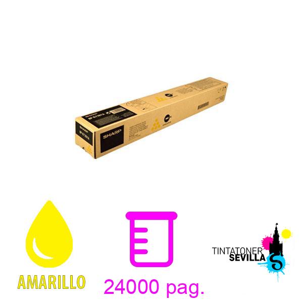 Tóner Original Sharp BP-GT70YA Amarillo