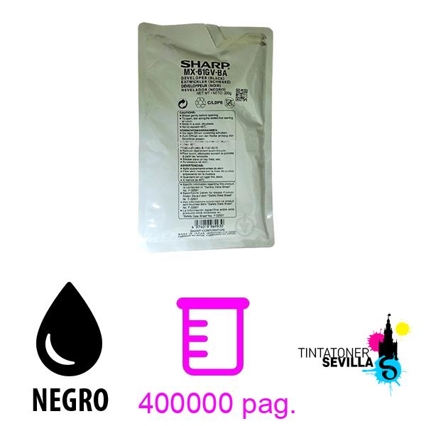 Original Sharp Revelador MX-61GVBA Negro